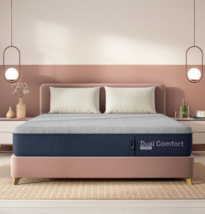 Wakefit Dual Comfort Mattress - Hard & Soft 6 inch King High Resilience (HR) Foam Mattress (L x W: 81 inch x 72 inch)