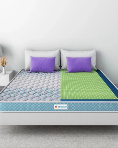 Sleepwell Pro Grid Mattress 5 inch Single Convoluted Foam Mattress (L x W: 78 inch x 30 inch)
