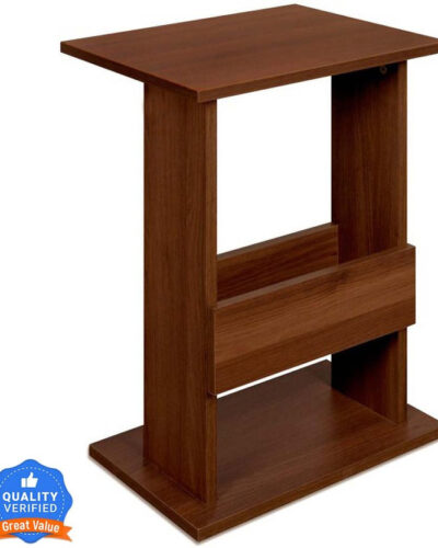 Flipkart Perfect Homes Studio Engineered Wood Side Table (Finish Color - Acacia Dark, DIY(Do-It-Yourself))