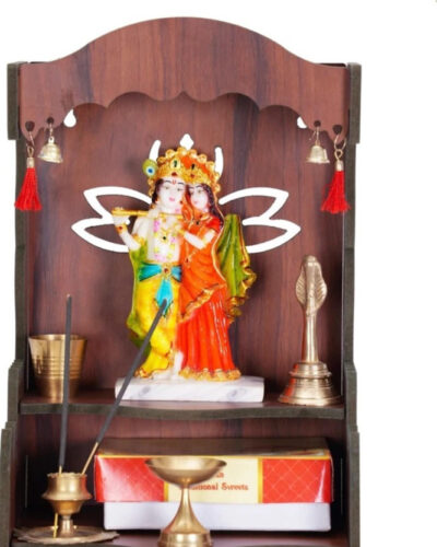 Flipkart Perfect Homes Studio Wooden Temple for Home Wall Hanging- Home Temple Pooja Mandir Engineered Wood Home Temple (Height: 30.5, DIY(Do-It-Yourself))