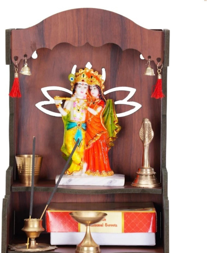 Flipkart Perfect Homes Studio Wooden Temple for Home Wall Hanging- Home Temple Pooja Mandir Engineered Wood Home Temple (Height: 30.5, DIY(Do-It-Yourself))