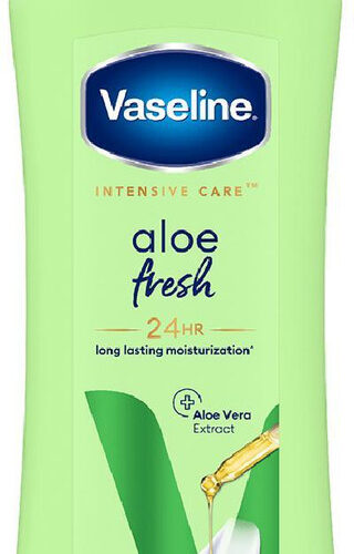 Vaseline Intensive Care Aloe Fresh Hydrating Body Lotion, For Dry Skin (400 ml)