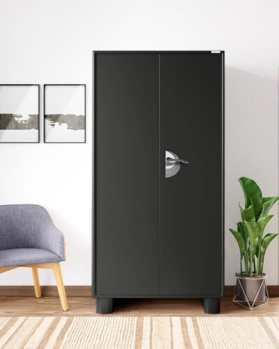 Godrej Interio Storwel® M2 Metal Almirah (Finish Color - Graphite Grey, Pre-assembled)