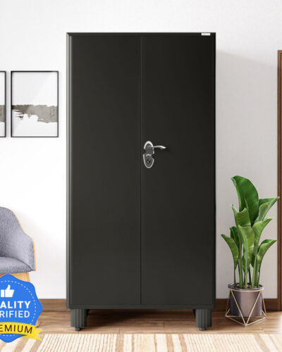 Godrej Interio Wardrobe H1 Metal Almirah (Finish Color - Graphite Grey, Pre-assembled)
