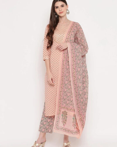 Women Pure Cotton Kurta Pant Set