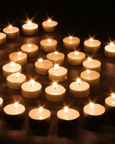 RIANZ Set of 100 Tea Light Candles For Diwali Decoration, Diwali Celebration Candle (Multicolor, Pack of 100)