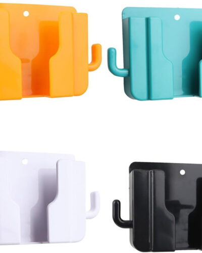 Brazilian Wall Mounted Mobile Holder Mobile Stand Universal Phone Stand - Pack of 4 (Multicolor)