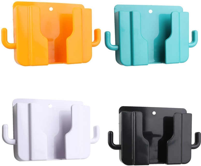 Brazilian Wall Mounted Mobile Holder Mobile Stand Universal Phone Stand - Pack of 4 (Multicolor)