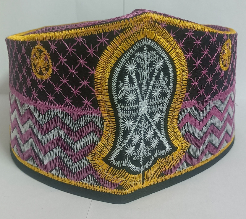 Embroidered, Woven Prayer Cap